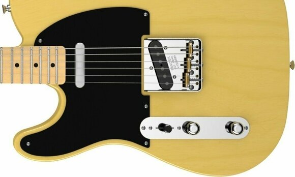 Elektrische gitaar voor linkshandige speler Fender American Vintage '52 Telecaster LeftHanded, Maple Fingerboard, Butterscotch Blonde - 2