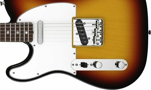 Guitare électrique pour gauchers Fender American Vintage '64 Telecaster LeftHanded, Round-Lam Rosewood F-board, 3-Color Sunburst - 4