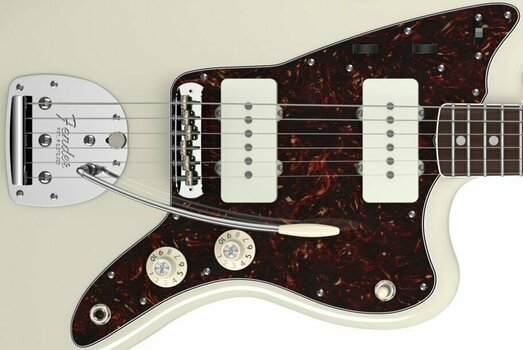 Electric guitar Fender American Vintage '65 Jazzmaster, Round-Lam Rosewood Fingerboard, Olympic White - 3
