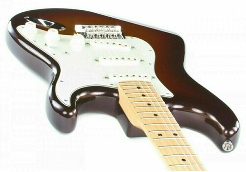 Електрическа китара Fender American Deluxe Stratocaster Plus, Maple Fingerboard, Mystic 3-Color Sunburst - 4