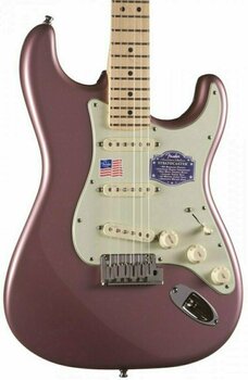 Electric guitar Fender American Deluxe Stratocaster Maple Fingerboard, Burgundy Mist Metallic - 4