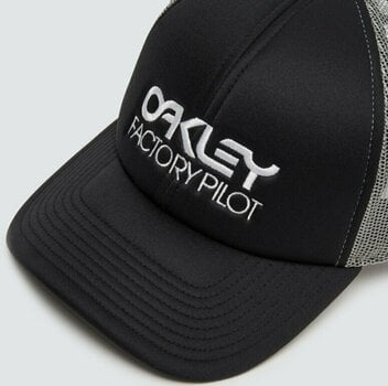 Gorra de ciclismo Oakley Factory Pilot Trucker Hat Blackout UNI Gorra - 2