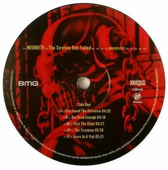 Vinyl Record Megadeth - The System Has Failed (LP) - 2