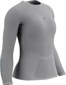 Sous-vêtements thermiques Compressport On/Off Base Layer LS Top W Grey S Sous-vêtements thermiques - 2