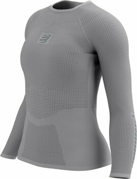 Thermal Underwear Compressport On/Off Base Layer LS Top W Grey S Thermal Underwear - 3