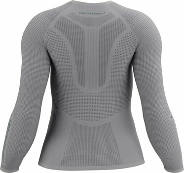 Sous-vêtements thermiques Compressport On/Off Base Layer LS Top W Grey S Sous-vêtements thermiques - 4