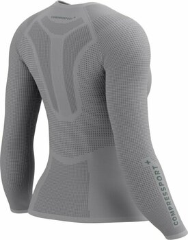Thermal Underwear Compressport On/Off Base Layer LS Top W Grey S Thermal Underwear - 7