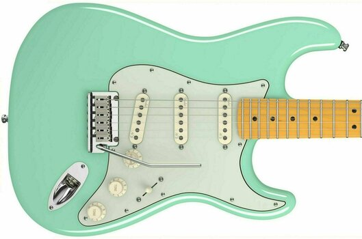 Elektrische gitaar Fender American Deluxe Stratocaster V Neck, Maple Fingerboard, Surf Green - 3