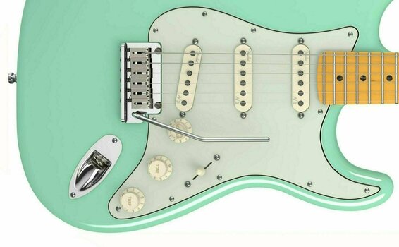 Chitarra Elettrica Fender American Deluxe Stratocaster V Neck, Maple Fingerboard, Surf Green - 4