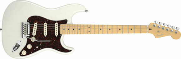 Electric guitar Fender American Deluxe Stratocaster Ash, Maple Fingerboard, White Blonde - 2