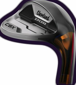 Mazza da golf - wedge Cleveland CBX Zipcore Wedge Left Hand 56 SB Graphite Ladies - 7