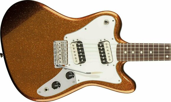Guitare électrique Fender Pawn Shop Super-Sonic, Rosewood Fingerboard, Sunfire Orange Flake - 3