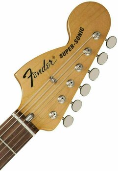 Guitare électrique Fender Pawn Shop Super-Sonic, Rosewood Fingerboard, Sunfire Orange Flake - 5