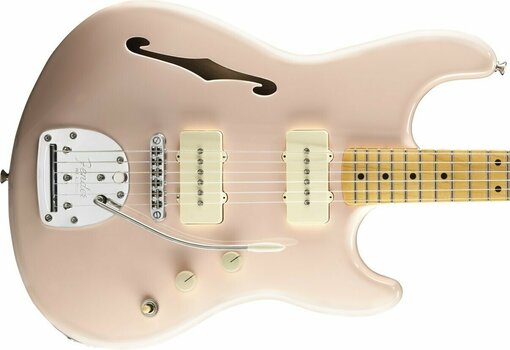 Chitară electrică Fender Pawn Shop Offset Special, Maple Fingerboard, Shell Pink - 4