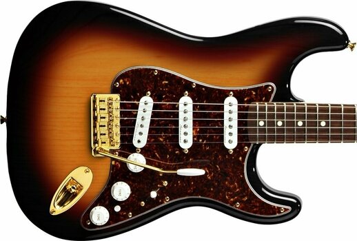 E-Gitarre Fender Deluxe Players Stratocaster Maple Fingerboard, 3-Color Sunburst - 3