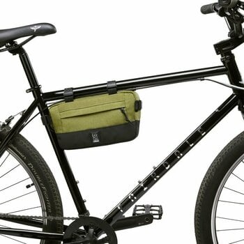 Geantă pentru bicicletă Chrome Doubletrack Frame Bag Olive Branch 2 L - 4