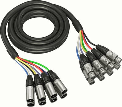 Cablu complet multicolor Behringer GMX-300 3 m - 2