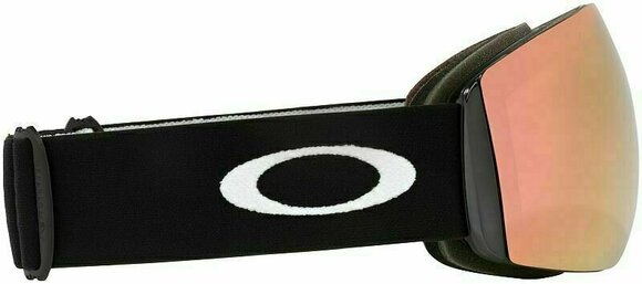 Ski Goggles Oakley Flight Deck 7050C100 Matte Black/Prizm Rose Gold Ski Goggles - 11