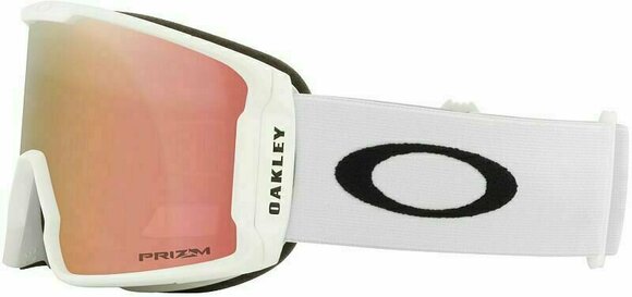 Óculos de esqui Oakley Line Miner L 7070C501 Matte Whte/Prizm Rose Gold Óculos de esqui - 4