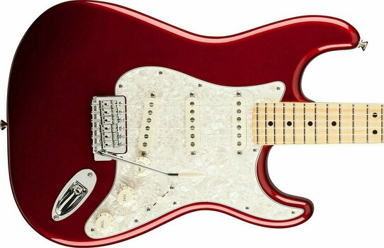 Електрическа китара Fender Deluxe Roadhouse Stratocaster Maple Fingerboard, Candy Apple Red - 2