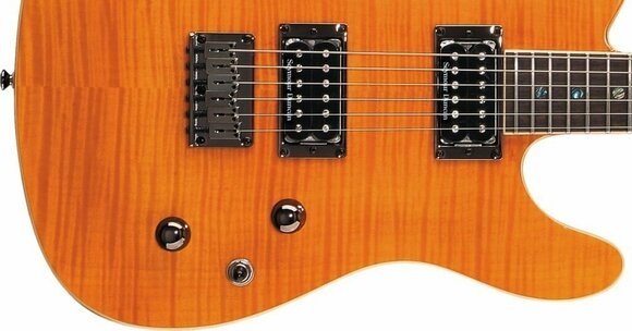 Elektrisk gitarr Fender Special Edition Custom Telecaster FMT HH, Rosewood Fingerboard, Amber - 4