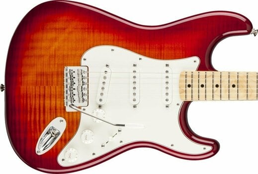 Elektrische gitaar Fender Standard Stratocaster Plus Top, Maple Fingerboard, Aged Cherry Burst - 3