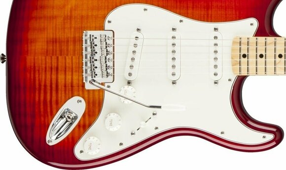 E-Gitarre Fender Standard Stratocaster Plus Top, Maple Fingerboard, Aged Cherry Burst - 4