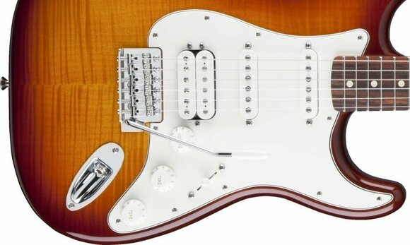 Guitare électrique Fender Standard Stratocaster HSS PlusTop, Rosewood Fingerboard, Tobacco Sunburst - 2