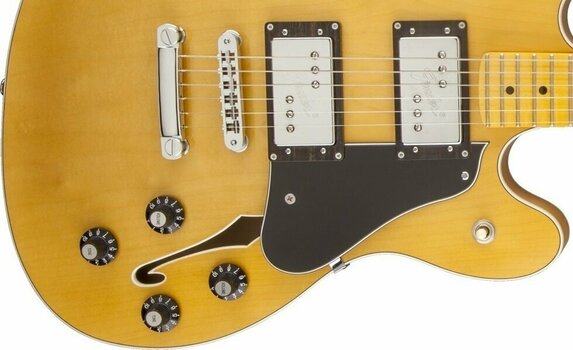 Halvakustisk gitarr Fender Starcaster, Maple Fingerboard, Natural - 4