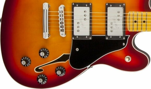 Semi-akoestische gitaar Fender Starcaster, Maple Fingerboard, Aged Cherry Burst - 2