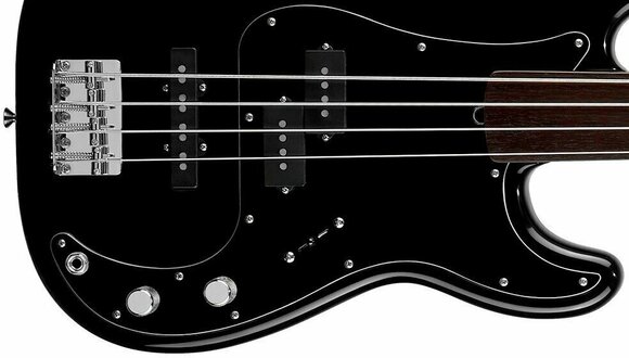 Bezpražcová basgitara Fender Tony Franklin Precision Bass EB FL Čierna - 3