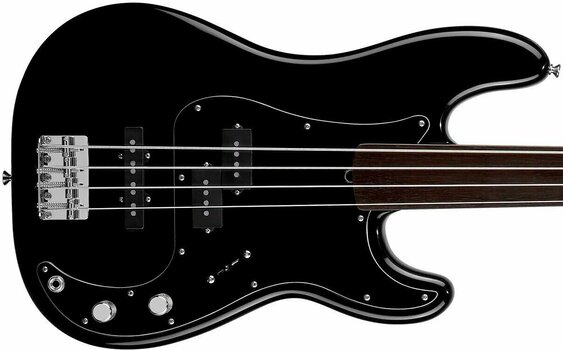 Bezpražcová baskytara Fender Tony Franklin Precision Bass EB FL Černá - 4