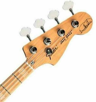E-Bass Fender Marcus Miller Jazz Bass Maple Fingerboard, Olympic White - 3