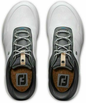 Chaussures de golf pour hommes Footjoy Statos White/Charcoal/Blue Jay 42 - 6