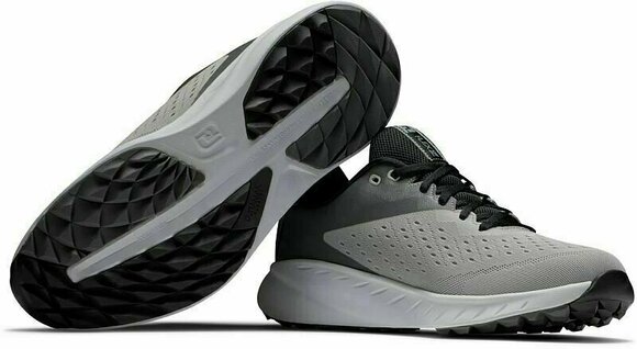 Pantofi de golf pentru bărbați Footjoy Flex XP Grey/White/Black 42 - 5