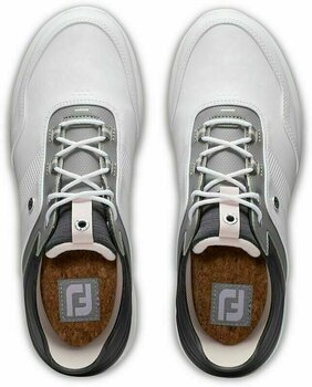 Pantofi de golf pentru femei Footjoy Statos White/Black/Pink 38,5 - 6