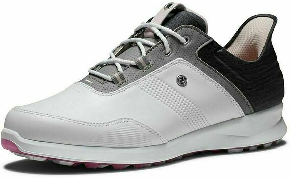 Chaussures de golf pour femmes Footjoy Statos White/Black/Pink 38,5 - 7