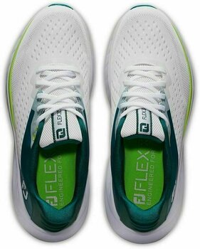 Pantofi de golf pentru femei Footjoy Flex XP White/Teal/Lime 38,5 - 6