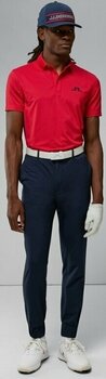 Polo majica J.Lindeberg Bridge Regular Fit Golf Polo Shirt Barbados Cherry L - 3