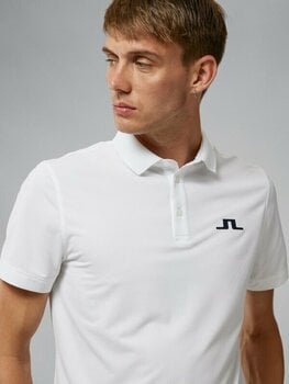 Риза за поло J.Lindeberg Bridge Regular Fit Golf Polo Shirt White L - 2
