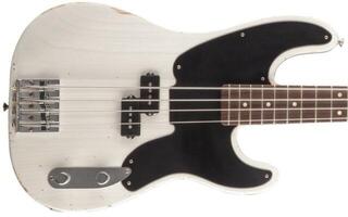 Elektrische basgitaar Fender Mike Dirnt Road Worn Precision Bass RW White Blonde Elektrische basgitaar - 1