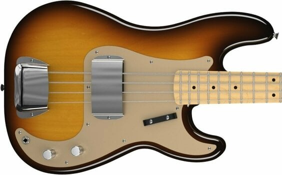 4-string Bassguitar Fender American Vintage '58 Precision Bass, Maple Fingerboard, 3-Color Sunburst - 2