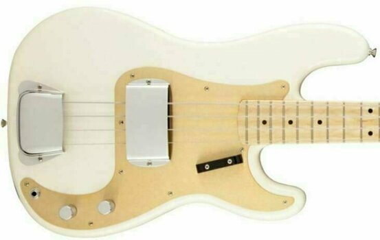 E-Bass Fender American Vintage '58 Precision Bass, Maple Fingerboard, White Blonde - 2