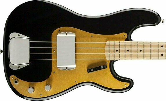 4-string Bassguitar Fender American Vintage '58 Precision Bass, Maple Fingerboard, Black - 2