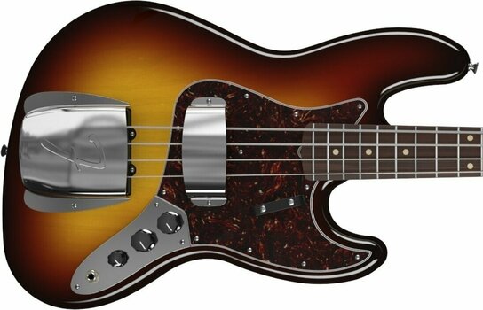E-Bass Fender American Vintage '64 Jazz Bass, Round-Laminated Rosewood Fingerboard, 3-Color Sunburst - 2