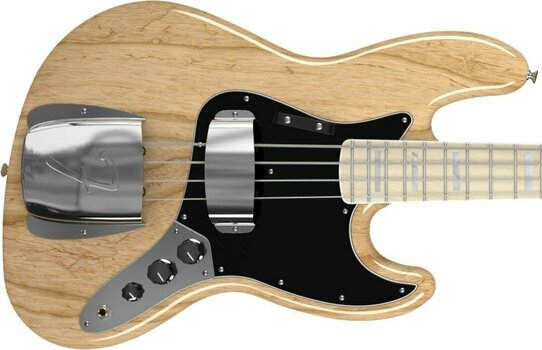 Elektrische basgitaar Fender American Vintage '74 Jazz Bass, Maple Fingerboard, Natural - 2
