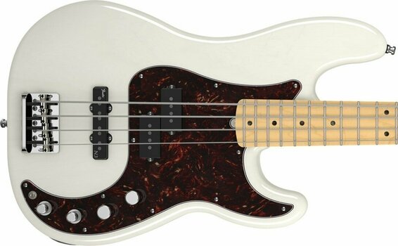 Basse électrique Fender American Deluxe Precision Bass Ash, Maple Fingerboard, White Blonde - 2