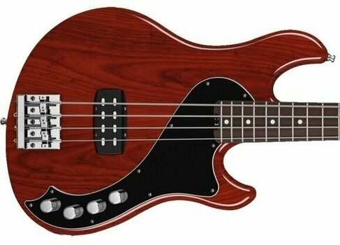 Bas electric Fender American Deluxe Dimension Bass IV, Rosewood, Cayenne Burst - 2