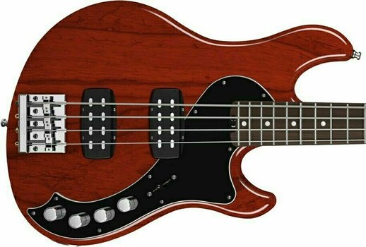 Baixo de 4 cordas Fender American Deluxe Dimension Bass IV HH, Rosewood, Cayenne Burs - 2