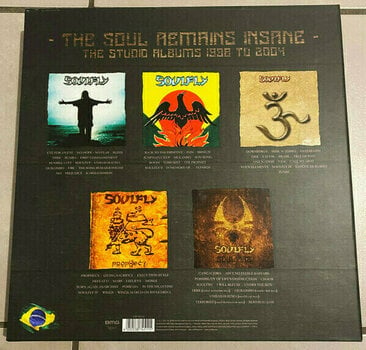 Disco de vinil Soulfly - The Soul Remains Insane: The Studio Albums 1998 To 2004 (8 LP) - 3
